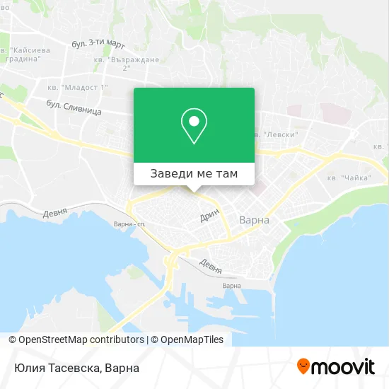 Юлия Тасевска карта
