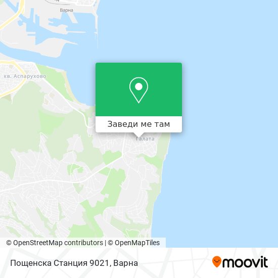 Пощенска Станция 9021 карта
