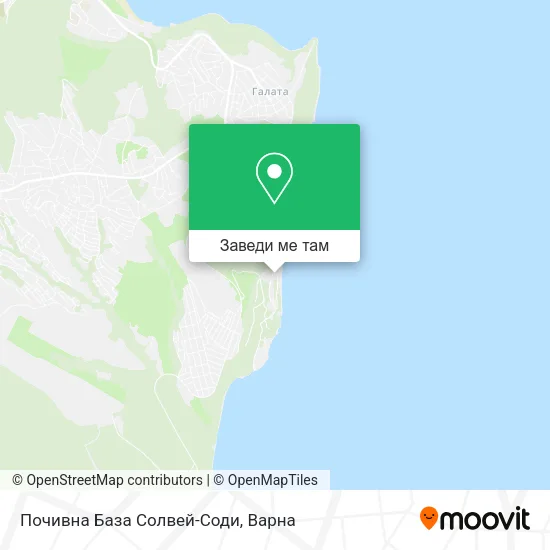 Почивна База Солвей-Соди карта