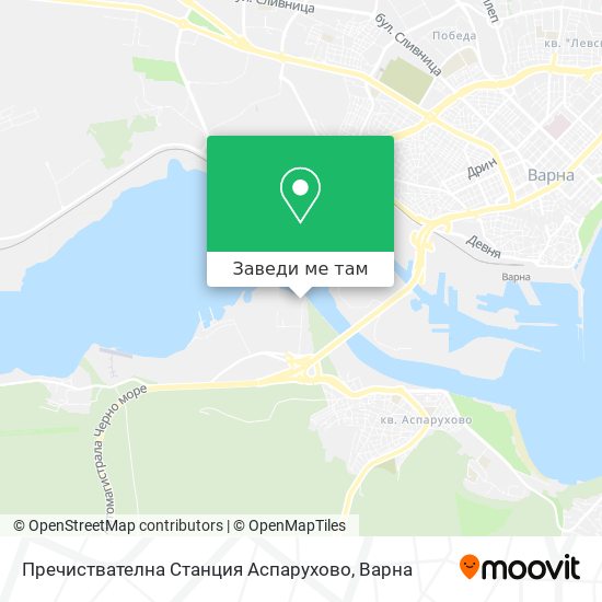 Пречиствателна Станция Аспарухово карта