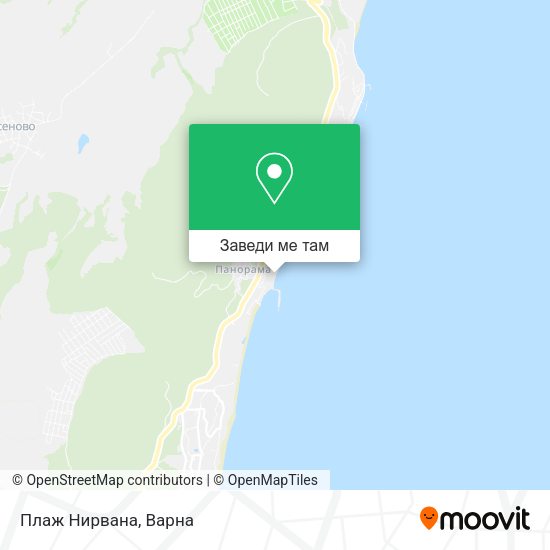 Плаж Нирвана карта