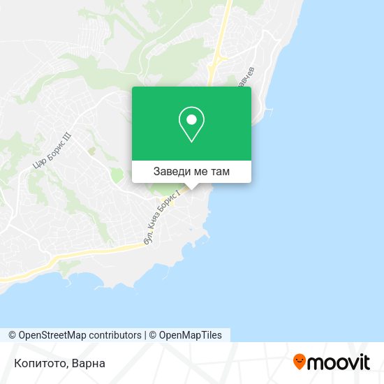 Копитото карта