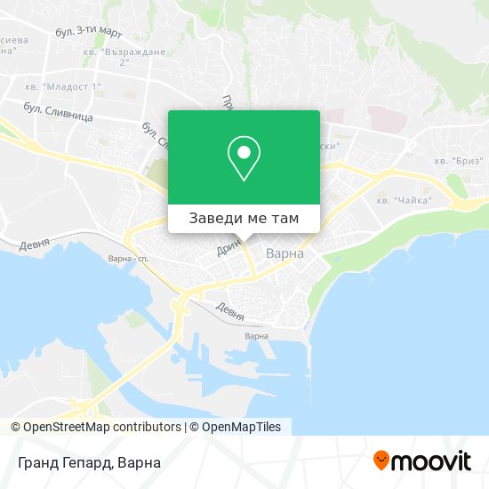Гранд Гепард карта
