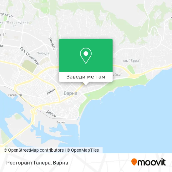 Ресторант Галера карта