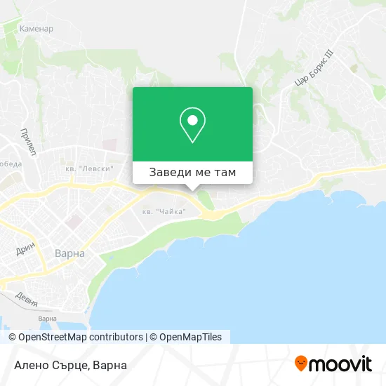 Алено Сърце карта