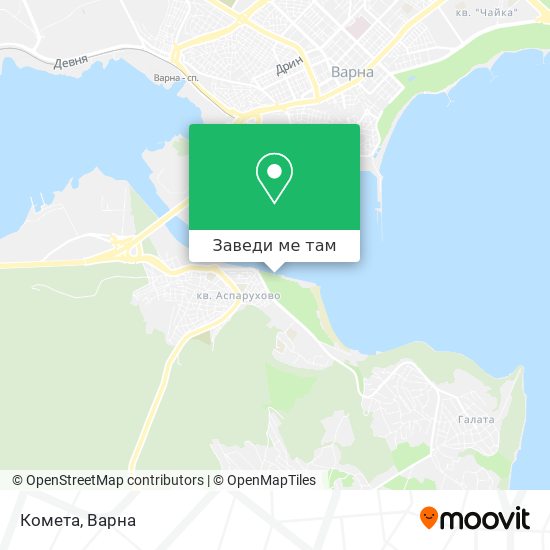 Комета карта