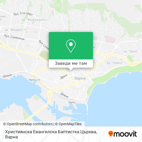 Християнска Евангелска Баптистка Църква карта