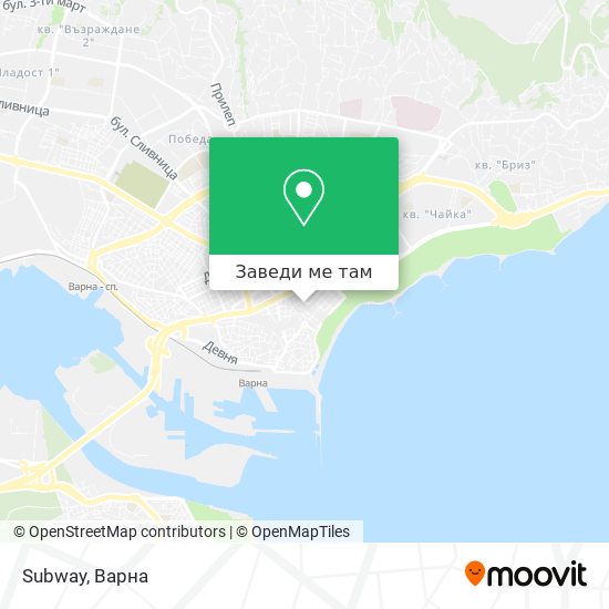 Subway карта