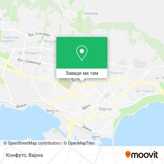 Конфуто карта