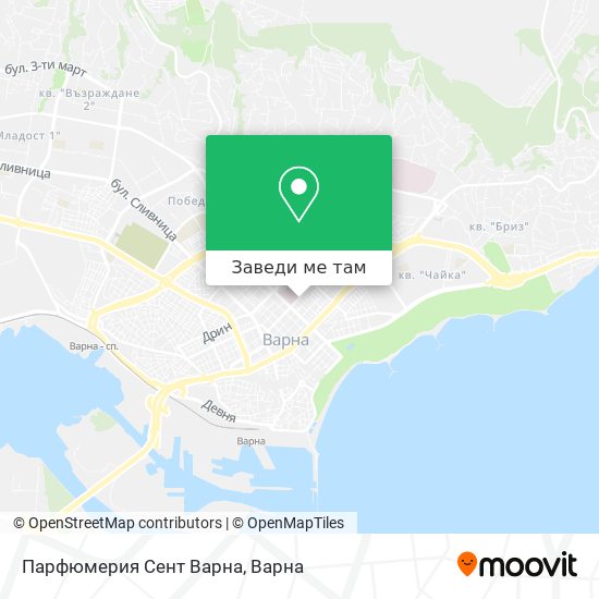 Парфюмерия Сент Варна карта