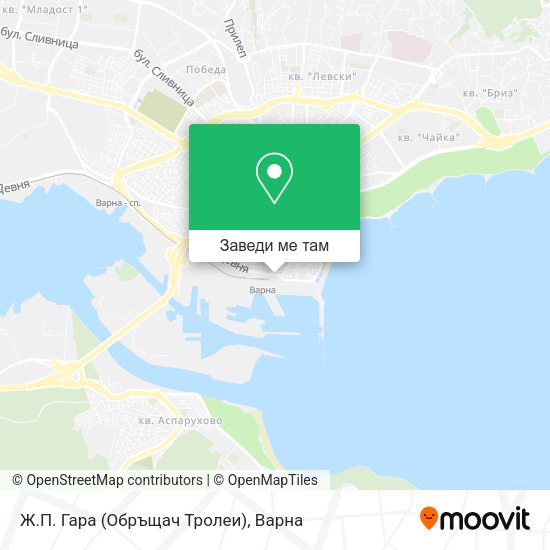 Ж.П. Гара (Обръщач Тролеи) карта
