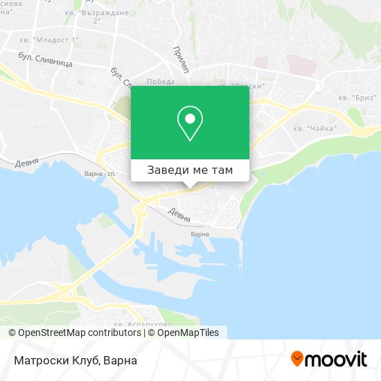 Матроски Клуб карта