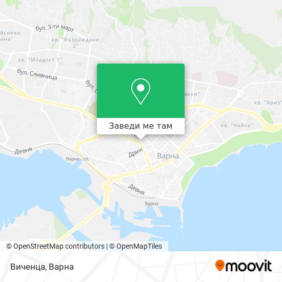 Виченца карта