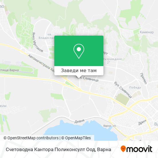 Счетоводна Кантора Поликонсулт Оод карта