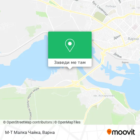 М-Т Малка Чайка карта