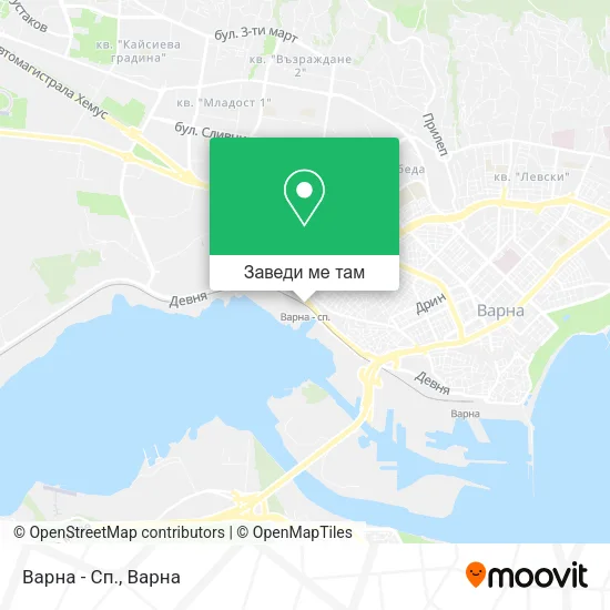 Варна - Сп. карта
