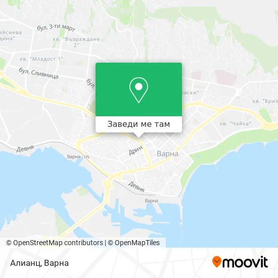 Алианц карта