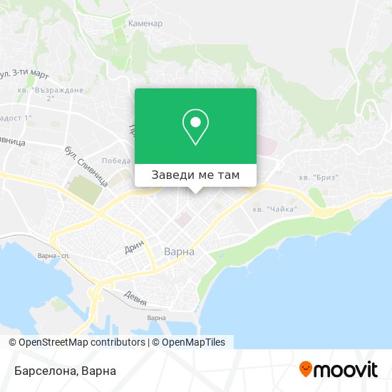 Барселона карта