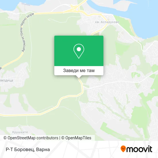 Р-Т Боровец карта