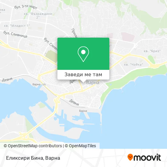 Еликсири Бина карта
