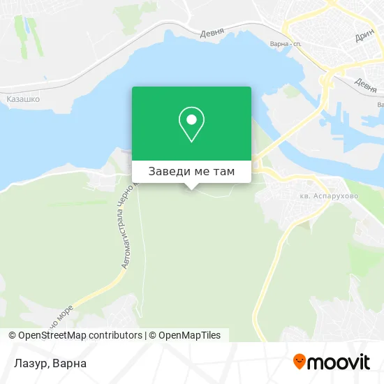 Лазур карта