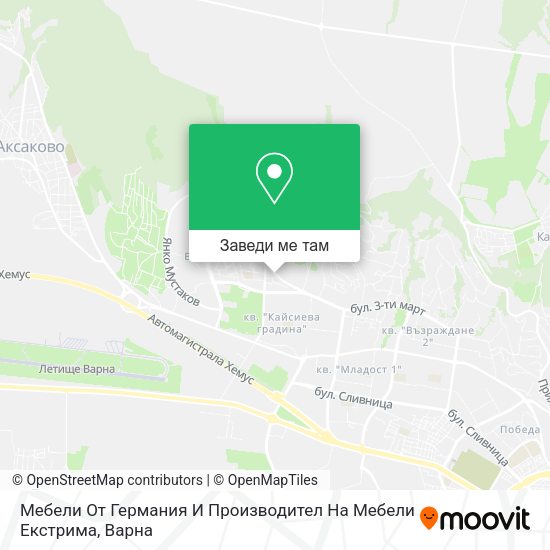 Мебели От Германия И Производител На Мебели Екстрима карта
