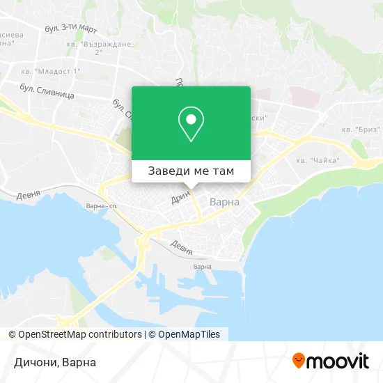 Дичони карта