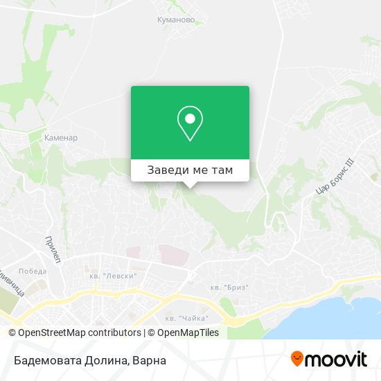 Бадемовата Долина карта