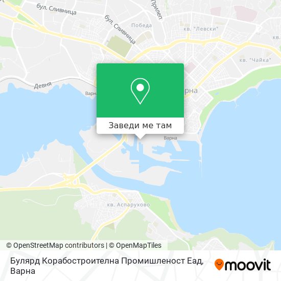 Булярд Корабостроителна Промишленост Еад карта