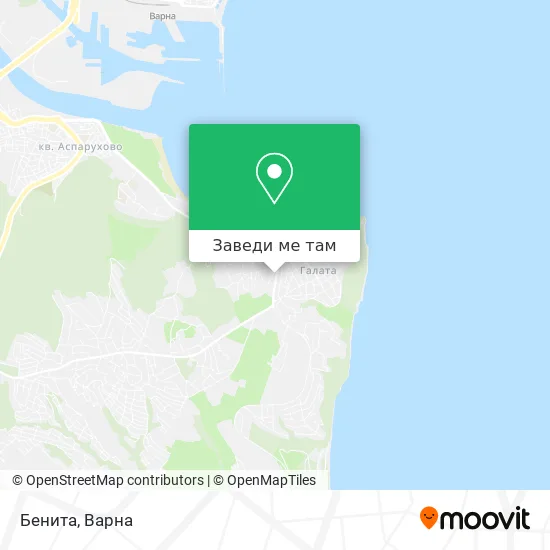 Бенита карта