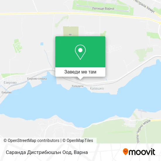 Саранда Дистрибюшън Оод карта