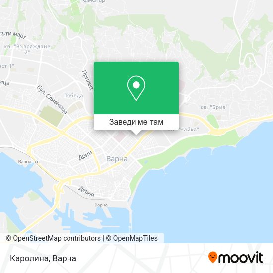 Каролина карта