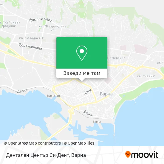 Дентален Център Си-Дент карта