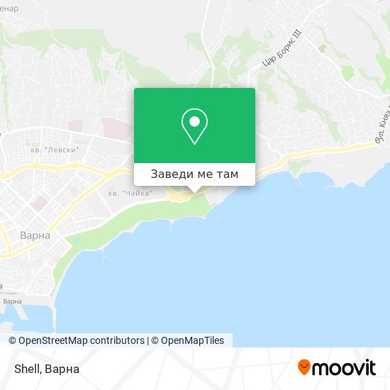 Shell карта