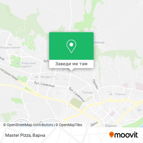Master Pizza карта