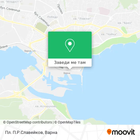 Пл. П.Р.Славeйков карта