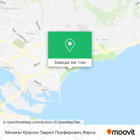Мичман Красюк Гаврил Порфирович карта