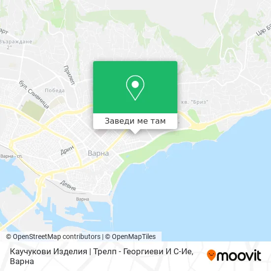 Каучукови Изделия | Трелп - Георгиеви И С-Ие карта