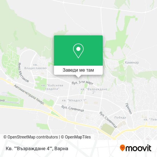 Кв. ""Възраждане 4"" карта