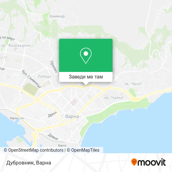 Дубровник карта