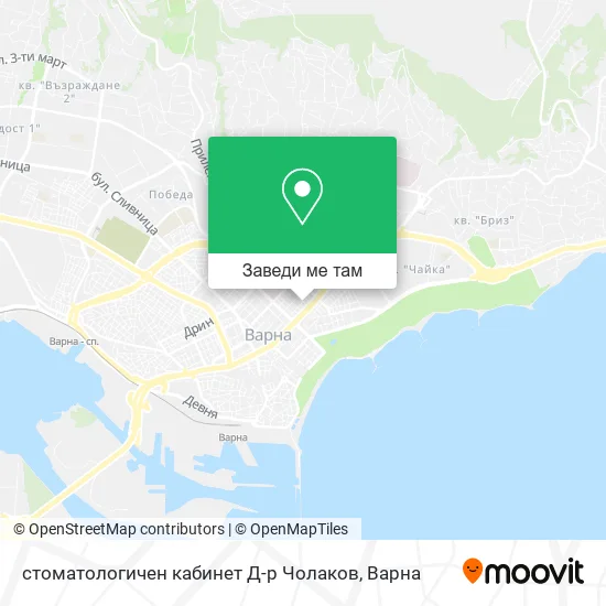 стоматологичен кабинет Д-р Чолаков карта