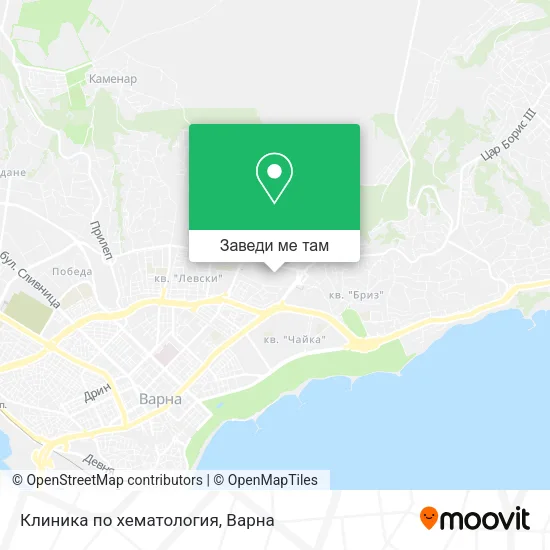 Клиника по хематология карта