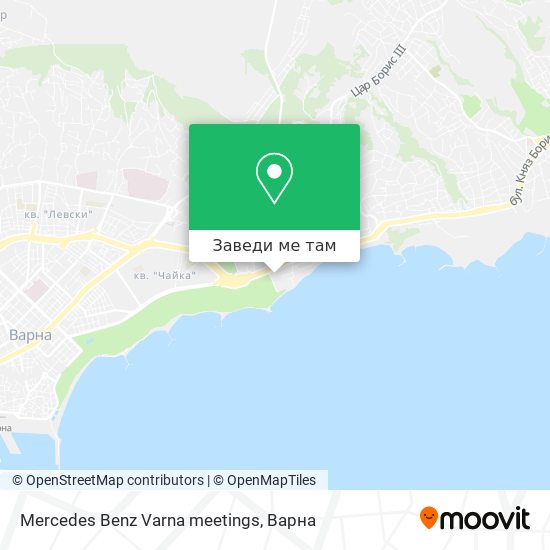 Mercedes Benz Varna meetings карта