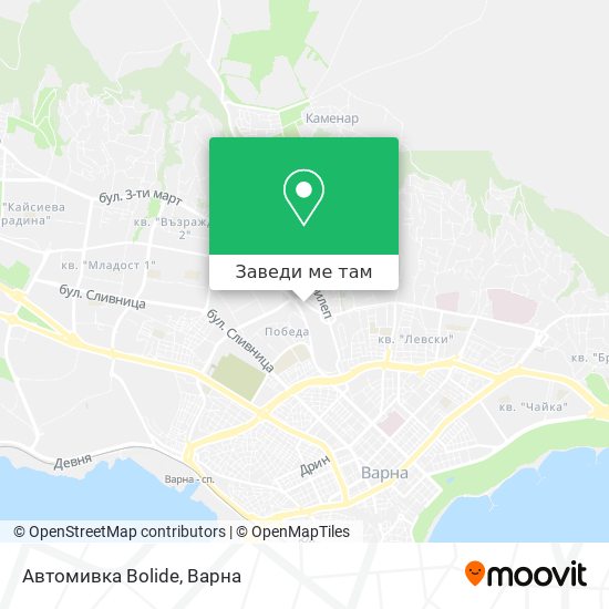 Автомивка Bolide карта