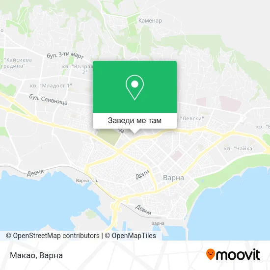 Макао карта