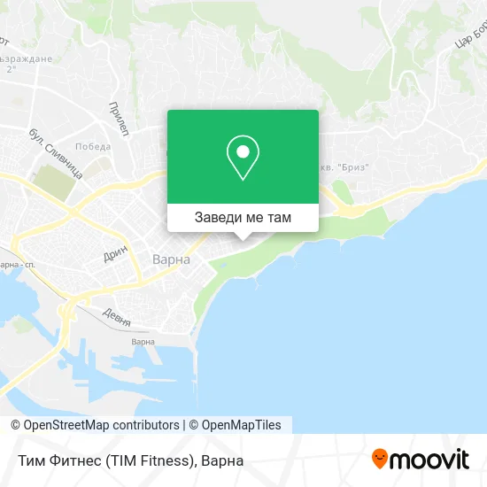 Тим Фитнес (TIM Fitness) карта