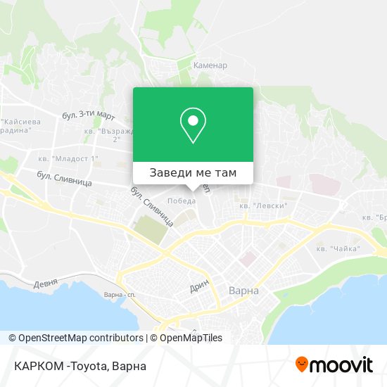 КАРКОМ -Toyota карта