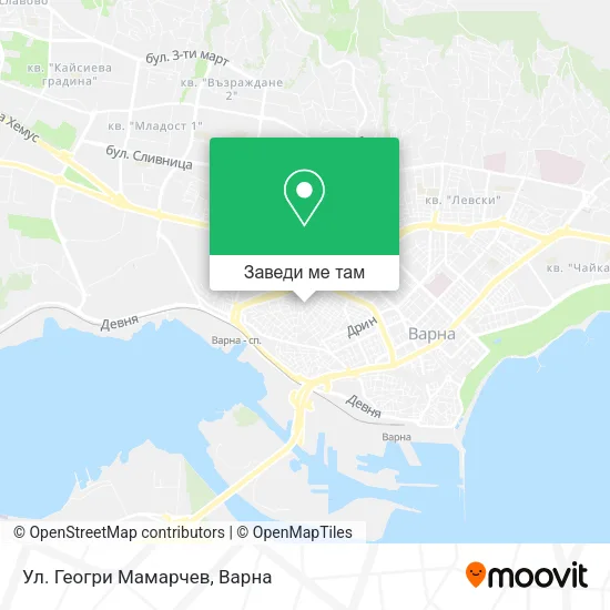 Ул. Геогри Мамарчев карта