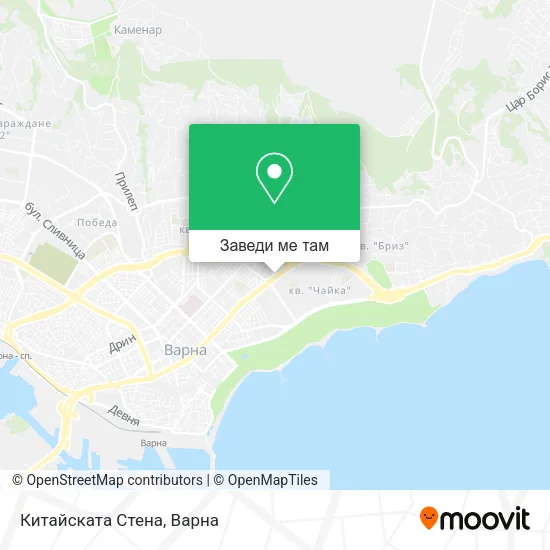 Китайската Стена карта