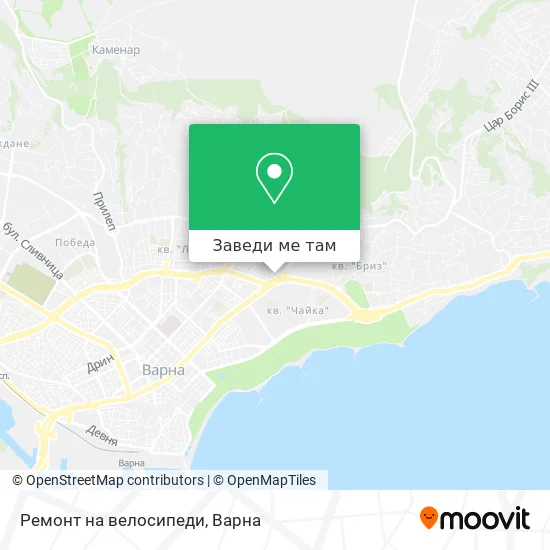 Ремонт на велосипеди карта